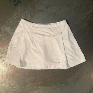 Nike White FIT Dry Skirt